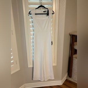 Lulus Enticing Endeavors White Jumpsuit